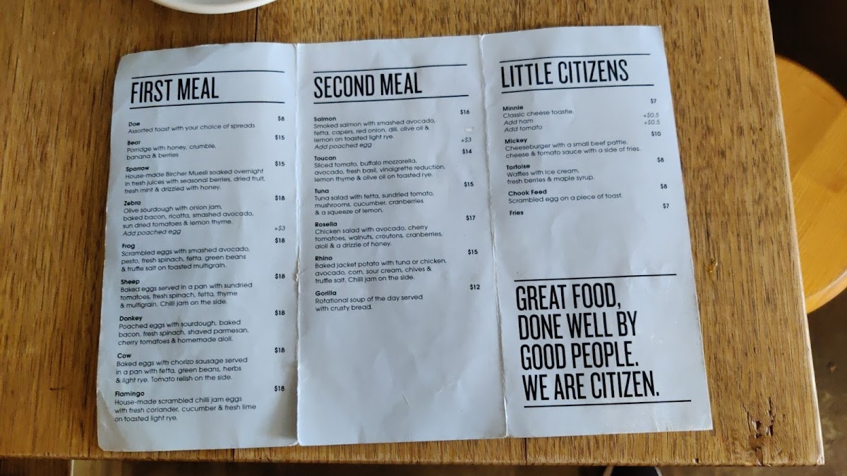 Menu Citizen Cafe-3