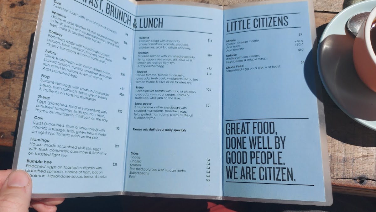 Menu Citizen Cafe-7